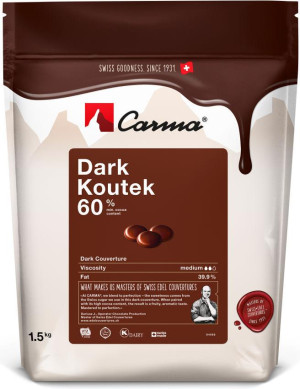 Carma Schokoladenfondue Dunkel 1,5kg