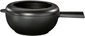 Spring Guss Fondue Caquelon schwarz matt 20 cm
