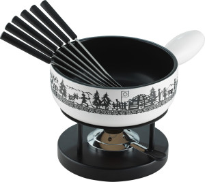Kuhn Rikon K&auml;sefondue Set Induktion Alpweide 23cm