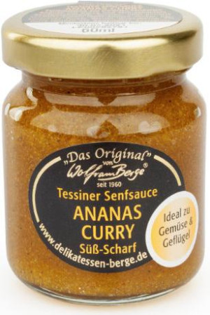 Wolfram Berge Tessiner Ananas-Curry Senfsauce 60ml