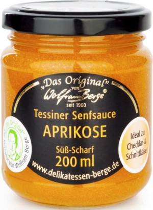Wolfram Berge Tessiner Aprikosen-Senfsauce 200ml
