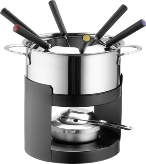 M&auml;ser Fondueset Edelstahl