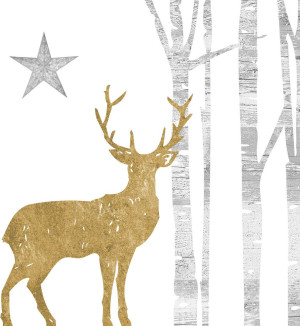 Swiss Finest Servietten Goldener Hirsch 20 St&uuml;ck