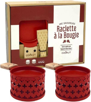 Cookut Teelicht-Raclette rot