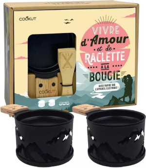 Cookut Teelicht-Raclette schwarz