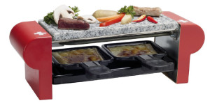 Nouvel Raclettegrill Duo Stone rot