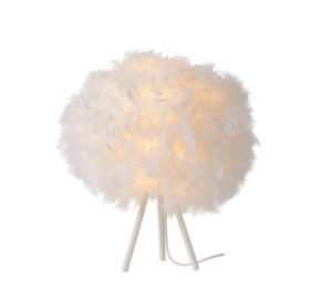 Péřová lampička Lucide Goosy Soft 71567/25/31 bílá