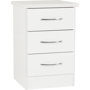 nevada, bedside, white, gloss