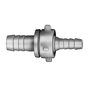 Gerade-Schlauchtülle aus HDPE - zweiteilig, mit Verschraubung Schlauch Innen-: 19 mm / Schlauch Innen-: 3/4" Zoll / NW: 15 mm / L: 93 mm / Einheit