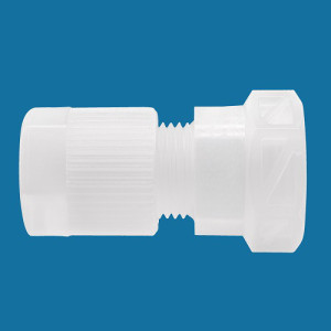 Gerader-Rohrverbinder mit Innengewinde aus PA oder PVDF Rohr Außen-: 8 mm / Innengewinde: G 1/4" / NW: 4,8 mm / L: 32 mm / l1: 10 mm / SW1: 17 mm /