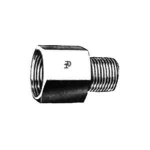 Reduzier-Nippel aus Edelstahl Innengewinde: NPT 1/4" / Außengewinde: NPT 1/8" / L: 31,1 mm / Einheit: 1 Stück