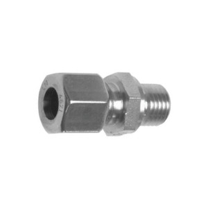 Gerade-Rohrverschraubung mit Außengewinde aus Edelstahl für metrische Rohre Rohr Außen-: 18 mm / Außengewinde: M22 x 1,5 / max. Betr.-Druck: 315 ba