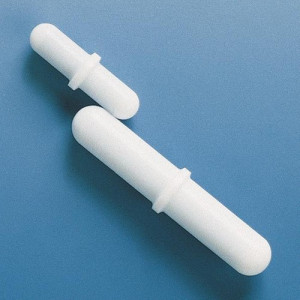 Magnetrührstäbchen aus PTFE - Standard, mit Ring Länge: 20 mm / Außen-: 6 mm / Einheit: 4 Stück