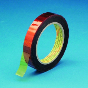 Klebeband aus PI - High-Temperature Breite: 12 mm / Stärke: 0,063 mm / Länge: 33 m / Einheit: 1 Stück