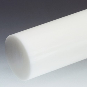 Rundstab aus POM - FDA Außen-: 25 mm / Toleranz: +0,2 / +0,9 mm / Länge: 500 mm / Einheit: 1 Stück