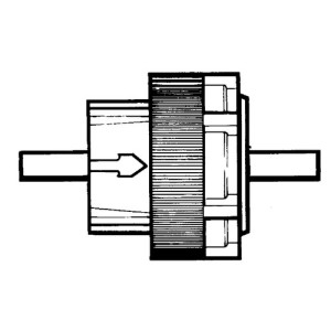 Filterhalter aus PFA Typ: 1 / -Filter: 50 mm / max. Betr.-Druck: 1,7 bar / Farbe: grün / Einheit: 1 Stück