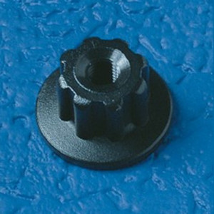 Sternmutter aus PA Innengewinde: M4 x 0,7 / D: 12 mm / H: 8,3 mm / Einheit: 50 Stück