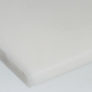 Platte aus PVDF Stärke: 30 mm / Toleranz: +0,5 / +2,5 mm / Abmessung: 300 x 500 mm / Einheit: 1 Stück