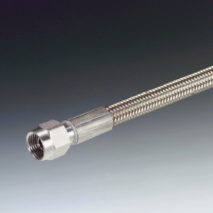 PTFE-Hochdruckschlauch Innen-: 6 mm / Außen-: 9,5 mm / max. Betr.-Druck: 250 bar / min. Biegeradius: 60 mm / Einheit: 1 m