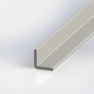 L-Profil aus glasfaserverstärktem Kunststoff (GFK) A: 20 mm / B: 20 mm / C: 3 mm / Länge: 500 mm / Einheit: 1 Stück