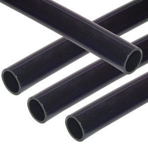 PA-Chemieschlauch - elektrisch leitend und außentoleriert Innen-: 8 mm / Außen-: 10 mm / max. Betr.-Druck: 15 bar / min. Biegeradius: 60 mm / Einh