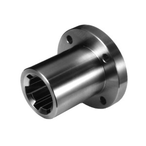 Keilnabe mit Flansch - DIN 14 Werkstoff: Rotguss / d x D: KN 16x20 mm / D2: 52 mm / D1: 38 mm / d2: 25 mm / Naben  (ND): 28 mm / l: 10 mm / l1: 3 m