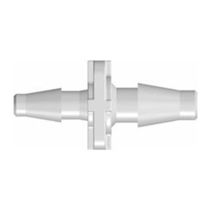 Mini-Reduzier-Schlauchtülle - mit Steg Schlauch Innen- (A): 2,4 mm / Schlauch Innen- (B): 3,2 mm / Werkstoff: PA 6.6 / Farbe: schwarz / Einheit: 1