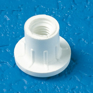 Gewindekappe aus PA - mit Schlitz Innengewinde: M10 x 1,5 / d: 15 mm / D: 22 mm / h: 12 mm / Farbe: schwarz / Einheit: 25 Stück