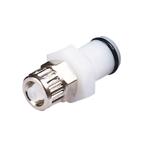 POM-Schnellverschluss-Stecker, NW 3,2 mm Anschluss: Rohr 4 mm / Ventil: ohne / Länge: 29 mm / Einheit: 1 Stück
