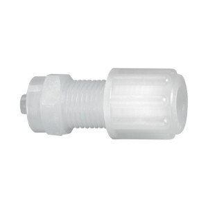 Luer-Lock-Rohradapter (männlich) Rohr Außen-: 3,2 mm / L: 33 mm / Werkstoff: PVDF / Einheit: 1 Stück
