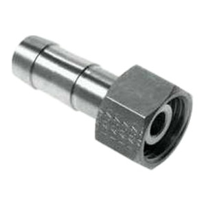 Profil-Verbinder aus Messing oder Edelstahl für Sohlenbreite: 15 mm / Anschluss: Tülle DN 10 mit I-Gewinde G 1/2" / Werkstoff: Edelstahl / Einheit: