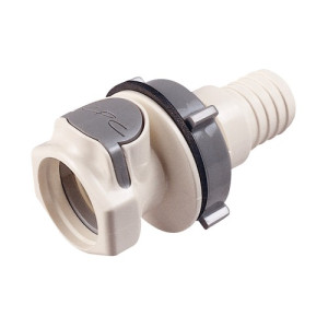 PSU-Schnellverschlusskupplung, NW 13,2 mm - Schalttafel Anschluss: Tülle 19 mm / Ventil: ohne / Länge: 75 mm / Schott-: 30 mm / Einheit: 1 Stück