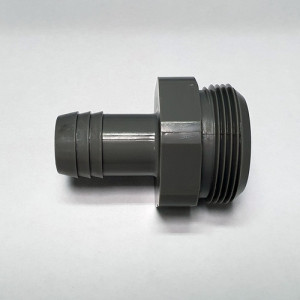 POM-Schnellverschluss-Adapter, NW 30 mm Schlauch Innen-: 40 mm / Außengewinde: G 1 1/2" / NW: 28 mm / D: 43 mm / Länge: 94 mm / Einheit: 1 Stück