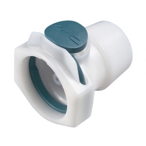 Multilumen-Schnellverschlusskupplung aus POM für sechs Schlauchleitungen Anschluss: Tülle 3 mm / Ventil: ohne / Werkstoff Dichtung: NBR / Werkstoff