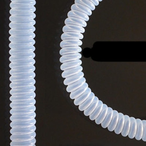 PTFE-Wellrohr Innen-: 4,6 mm / Außen-: 8,1 mm / min. Biegeradius: 19 mm / Gewicht: 30 g/m / Einheit: 3 m
