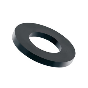 Unterlegscheibe (DIN 125) aus PA-glasfaserverstärkt für Gewinde: M10 / d: 10,5 mm / D: 20 mm / h: 2 mm / Einheit: 50 Stück