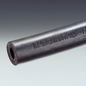 EPDM-Doppelmantel-Druckluft/Bremsschlauch Innen-: 13 mm / Außen-: 25 mm / max. Betr.-Druck: 10 bar / min. Biegeradius: 100 mm / Einheit: 5 m