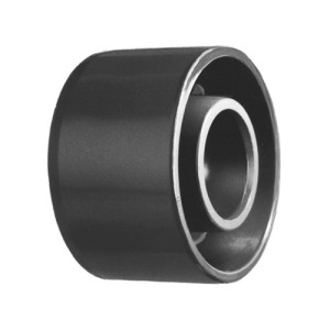 Gerader-Verbinder (Reduzierung) mit Klebemuffe aus PVC-U d: 20 mm / D: 25 mm / h: 3 mm / L: 19 mm / PN: 16 bar / Typ: R2 / Einheit: 10 Stück