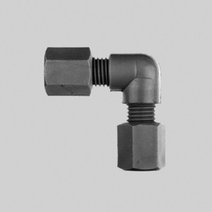 Winkel-Rohrverbinder aus PP oder PVDF - leitfähig und antistatisch Rohr Außen-: 14 mm / D: 25 mm / L1: 51 mm / Werkstoff: PP / Einheit: 1 Stück