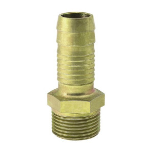 Industrie-Einschraubtülle aus Stahl Schlauch Innen-: 15 mm / NW: 12 mm / Außengewinde: G 3/4" / Länge: 60 mm / Einheit: 10 Stück