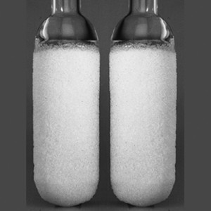 Mikro-Filterkerze aus Borosilikatglas - zylindrisch, mit Rohr Außen-: 13 mm / -Rohr: 8 mm / Porengröße: 100 &micro;m / Kerzenlänge: 25 mm / Gesamt