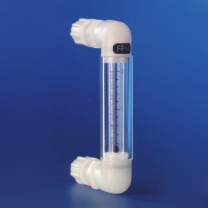 Durchflussmesser für Gase - ohne Regelventil Messbereich Gase: 12 - 120 l/h / Werkstoff: PP / Einheit: 1 Stück