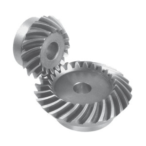 Kegelzahnradsatz aus Stahl - spiralverzahnt Übersetzung (x:1): 1,5 / Modul: 0,6 / Zähne: 22 / Zahnbreite (b): 7 mm / passendes Kegelrad: 704848 / L2