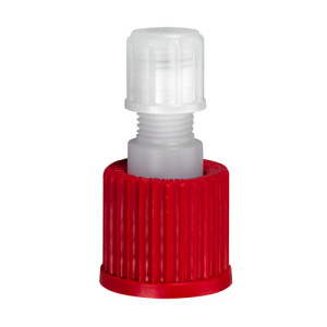 Rohrverbinder aus PP, PVDF oder PFA - lose GL-Überwurfmutter Rohr Außen-: 3 mm / Innengewinde: GL14 / D1: 20 mm / l: 23,5 mm / L: 40,5 mm / Werksto