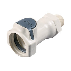 PSU-Schnellverschlusskupplung, NW 12,7 mm Anschluss: A-Gewinde NPT 3/8" / Ventil: ohne / Länge: 69 mm / Einheit: 1 Stück