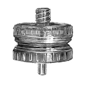 Filterhalter aus PSU -Filter: 25 mm / Anschluss: Einlass: weibl. Luer-Lock; Auslass: männl. Luer / Einheit: 5 Stück