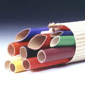 Glasgewebeschlauch mit Silikon-Beschichtung Innen-: 8 mm / Toleranz: ±0,3 mm / Innen- dehnbar bis: 16 mm / Wandstärke: 1 mm / Einheit: 5 m