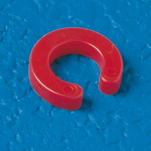 Klemmring aus PA d: 5,3 mm / d1: 6 mm / d2: 1,4 mm / D: 11 mm / h: 3 mm / Einheit: 50 Stück