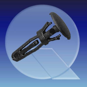 Snap-in Bolzen aus PA - mit einrastendem Schnapphut L: 20 mm / h: 3 mm / h1: 3 mm / Einheit: 10 Stück