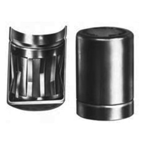 Reagenzglaskappe aus Aluminium - ohne Griff Innen-: 14 mm / Wandstärke: 0,5 mm / Farbe: rot / Einheit: 20 Stück